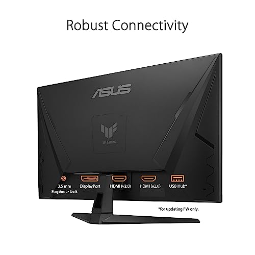 TUF Gaming VG328QA1A Monitor Gaming 32” pollici (31,5), Full HD (1920x1080), Overclock 170Hz, Extreme Low Motion Blur, FreeSync Premium, 1ms (MPRT), Shadow Boost, Nero - Monitor - Immagine 5