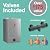 Rheem IKONIC RECTGH-S84iP Professional Grade Super High Efficiency Condensing Tankless Liquid Propane Water Heater, 8.4 GPM
