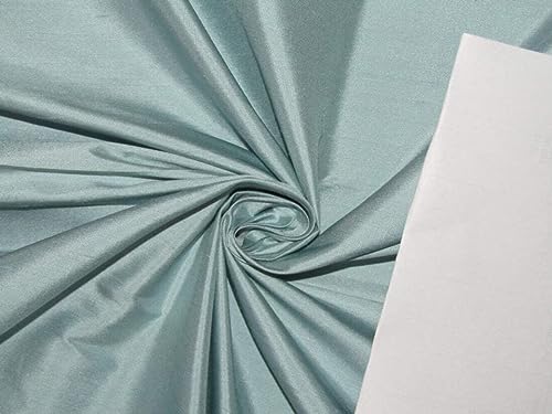 Tissu soie Dupioni bleu SEA créez vos vêtements d'exception DUP382