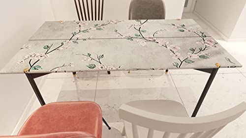 Image of Peach Design Wallpaper | Elegant and Modern Wall Decor with Soft Textured Finish | Peel-and-Stick and Traditional Options for Living Rooms, Offices, and Accent Walls (Grey-1000 x 45 cm - 45 sqft)