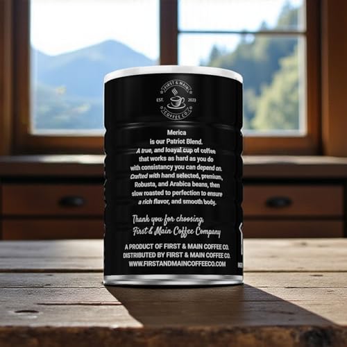 First & Main Coffee Co. Merica Patriot Blend en Grano 12oz miniatura 3