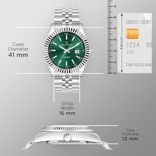 Carlington Analog Men's Watch Green - Image 6