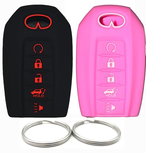 Coque de clé Infiniti en silicone pour éviter rayures et fissures