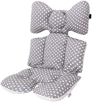 Cuscino Per Seggiolone Universale In Cotone - 68x42 Cm, Morbido, Traspirante, Per Bambini 1-3 Anni