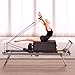 AddWin Pilates Box for Reformer, Pilates Reformers Sitting Box for Exercises, Pilates Equipment Accessory for Home Gym and Professional Studio Use, Improve Strength, Balance & Flexibility