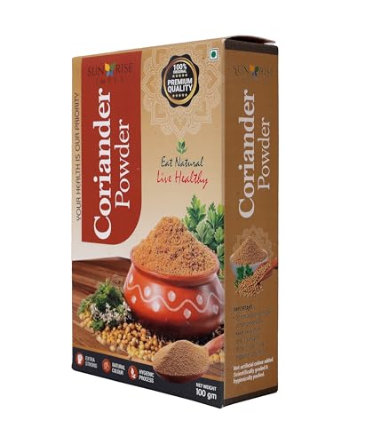 Image of SUNRISE Impex Dhaniya Masala 100g | 100% Natural Coriander Spice Powder | Aromatic Kitchen Masala