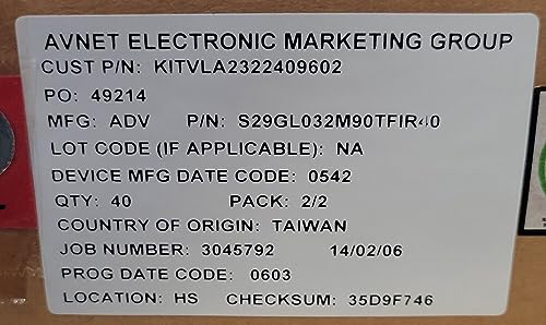 (1 PC) S29GL032M90TFIR40 SPANSION