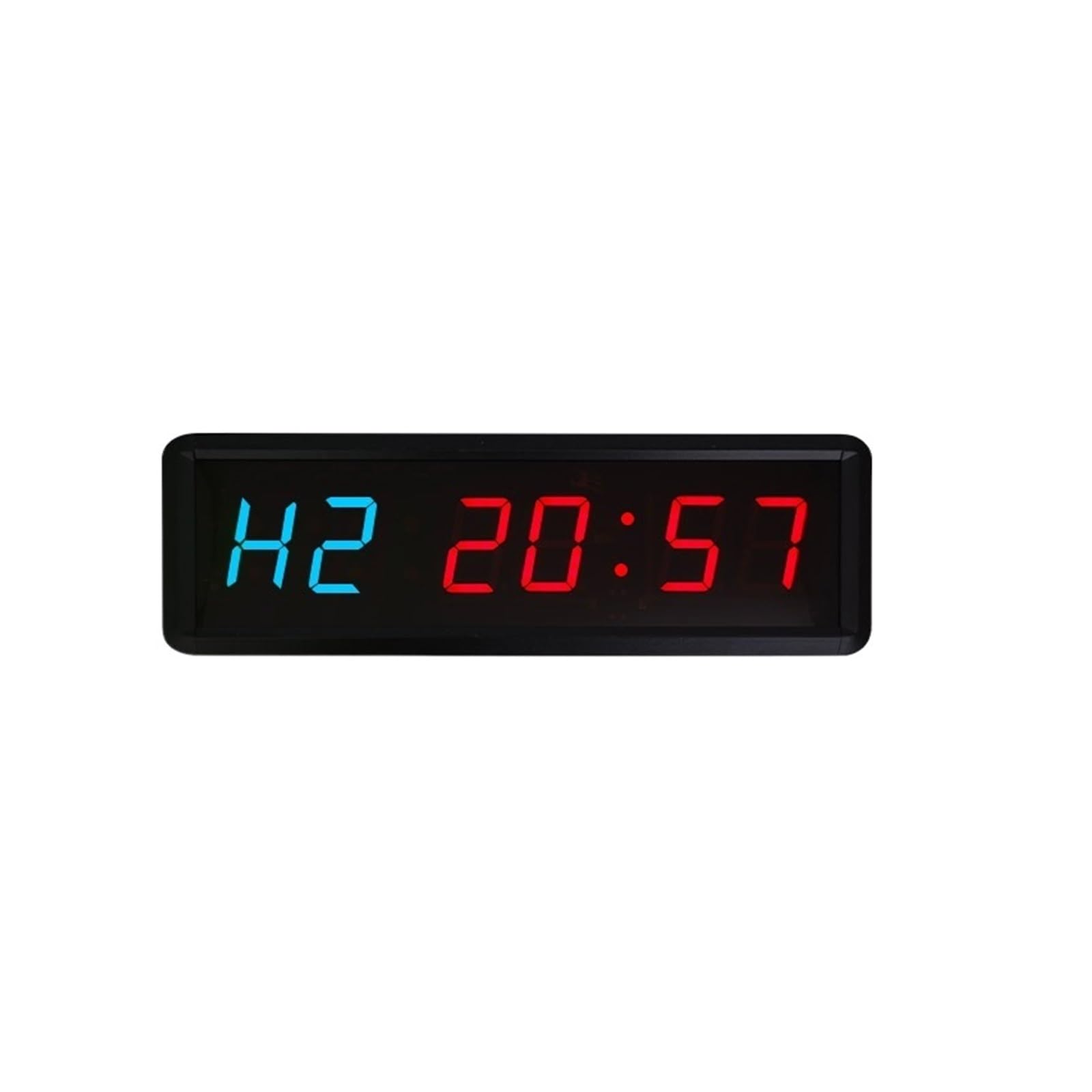 CVFRDD LED Countdown Clock, 3 Inch Wall Mounted Programmable Countdown Interval Gym Timers LED Stopwatch Clock(1.5 Inch Blue)