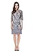 Lily Mode Women's Two Layer Embroidery Lace Petite Special Occasion Sheath Dress