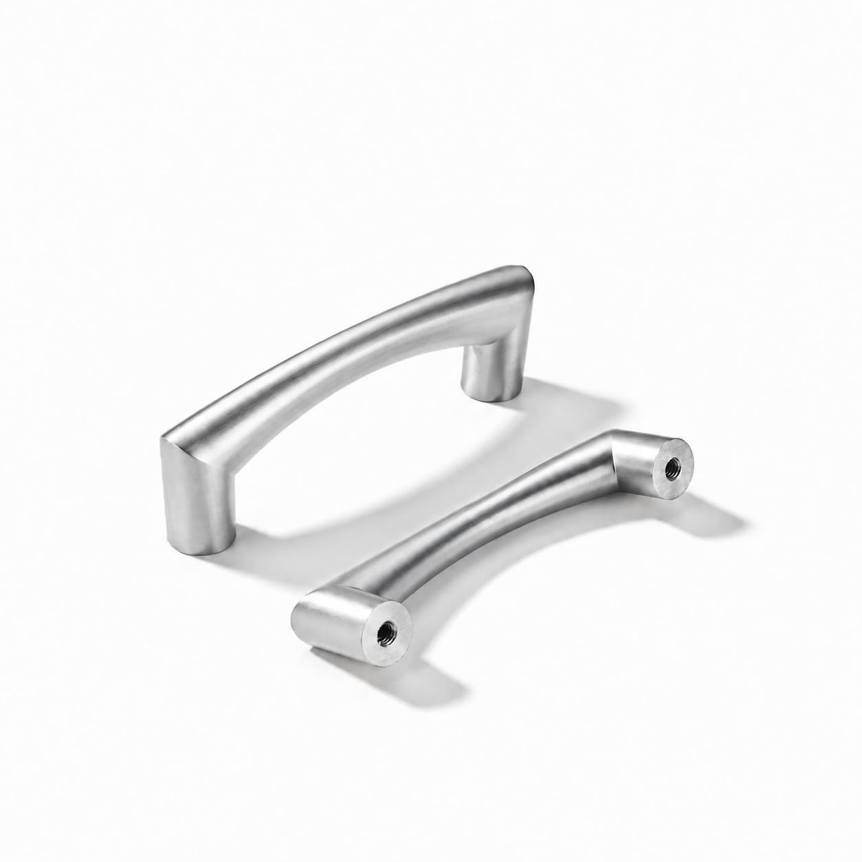 KHTUMEWARE-80445 Brushed Nickel Cabinet Pulls CTC 3 in (76 mm) 5-Pack in Brushed Nickel — KHTUMEWARE