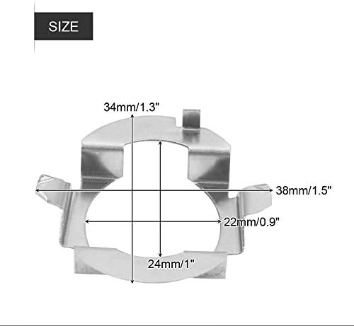 H7 LED Adapter, Headlight Clip, H7 LED Headlight Bulb Holder Retainer, 1 Pair Headlight Clips, Headlamp Adapter Retainer Clip