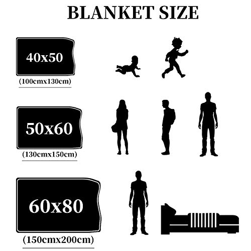 King Dare Cow Throw Blanket Soft Cozy Fall Fleece Cow Print Blanket For Couch Car Travel Small Black And White Cowhide Lightweight Outdoor Lap Throw For Kids Adults ( 40 X 50 In) #TOP5