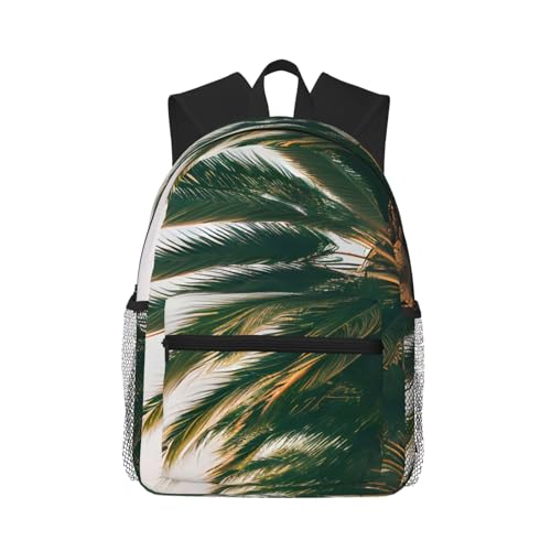 Sac à dos ordinateur Los Angeles à palmiers, parfait pour les voyages et la randonnée légère