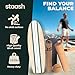 STAASH® Balance board trainer - incl. full accessories - Mate + FREE Videos Training Program (Green Surf)