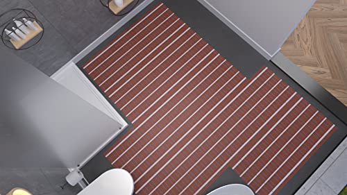 Image of SunTouch 3 /4 inch x 36 Yd High-Strength White Double-Sided Adhesive Tape for TapeMat and CableStrap Electric Floor Heating System Solutions, Secures WarmWire and SlabHeat Installations