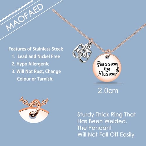 MAOFAED Musical Theatre Jewelry - Musical Necklace, Musical Lover Gift2