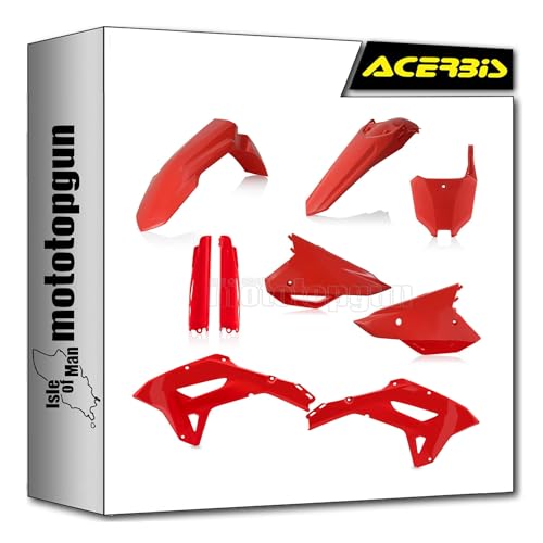 Kit cache carenage rouge Acerbis 0024582.110 habillage Honda CRF 450 RX 2021