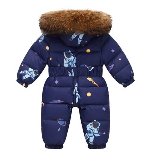 YRAETENM Girls Boys One Piece Snowsuits Overalls Toddler Snow Ski Suits Winter Ski Sled Puffer Jacket Waterproof Jumpsuits4