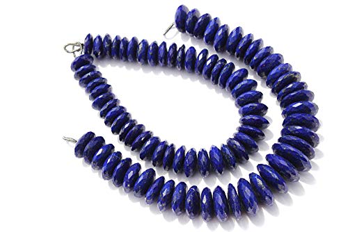 Perles Lapi Lazuli rondelles facettées pour créer vos bracelets de lithothérapie