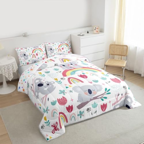 Image of Feelyou Kids Cute Koala Bedding Set King Size for Children King
