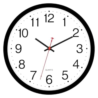 Non Ticking Silent Quartz Analog Wall Clocks