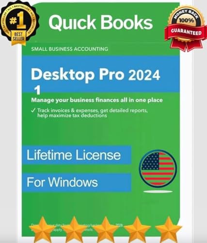 Quick-Books Desktop Pro 2024 Lifetime | 1 User | Amazon