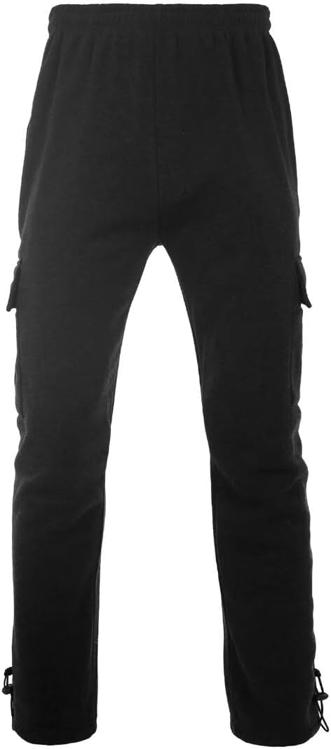 AKsit Mens Fashion Fleece Running Sweatpants Big Size Wild Cargo Pant - Image 2