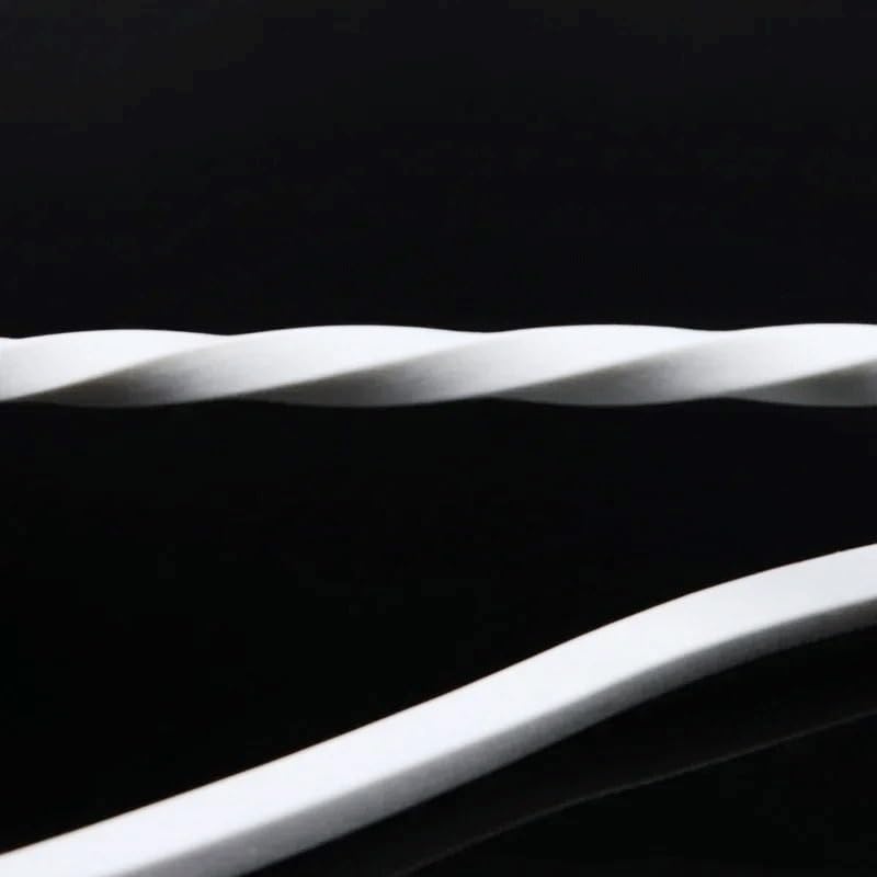 Tira de sellado de espuma de silicona cuadrada blanca de 10 m for puertas, ventanas, juntas, molduras, tiras de esponja de goma de silicona.(10x20mm)