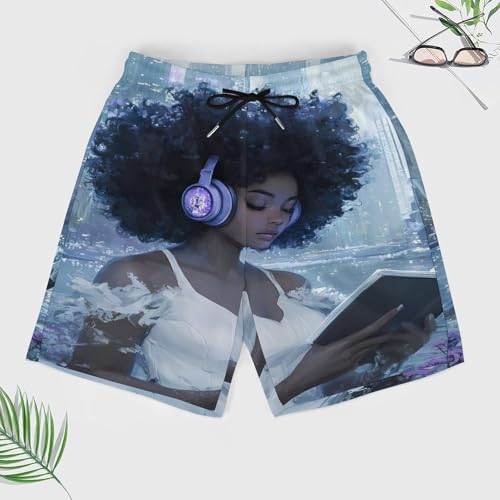 Pantalones cortos de playa negros ideales para paseos veraniegos con bolsillos 3