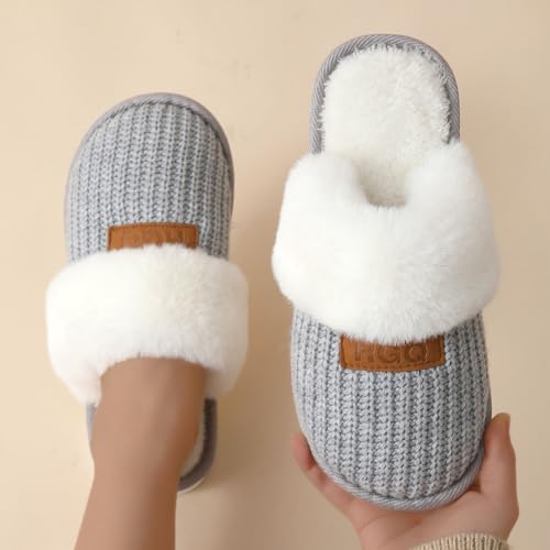 Image of DRUNKEN Slippers For Women Winter Sandals Casual Flats Home Footwear Man Girls Sliders Flip Flops Chappals Ladies Clogs Sleeper Slides Stylish Ortho Soft