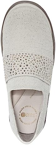 BZees Womens Pizazz Slip-On Eggnog Sparkle 6 M | Image 6