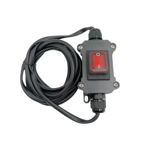 Interrupteur en ligne 12V DC IP66 interrupteur de cordon étanche 4 broches avec fil