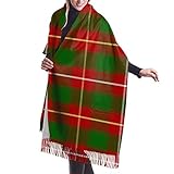 Extra grande 77x27 pulgadas, tamaño perfecto para usarlo como una bufanda, chal o abrigo, sin importar en cualquier invierno frío, esta bufanda puede brindarle suficiente calor.