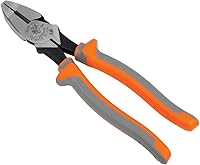 Vista 7 de Klein Tools 2139NERINS 1000V Insulated Side Cutter Pliers, Made in USA, High Leverage Design, Induction Hardened Knives, 9-Inch