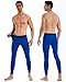 Runhit Men’s Compression Pants Running Tights Workout Leggings Athletic Base Layer Pants for Sports Yoga Basketball Blue M