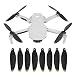 Produktbild iEago RC 2 Paare 4726F Geräuscharmer Farbpropeller CW CCW Schnellwechselklingen für DJI Mavic Mini Drone Quadcopter Zubehör (Farbe Propeller-Schwarz)