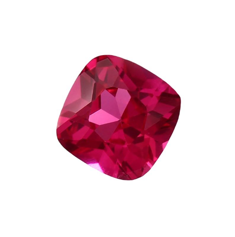 Saphir rose véritable 9x9 mm coussin pour remplacer une pierre perdue