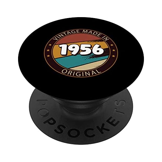 1956 Cumpleaños PopSockets PopGrip Intercambiable