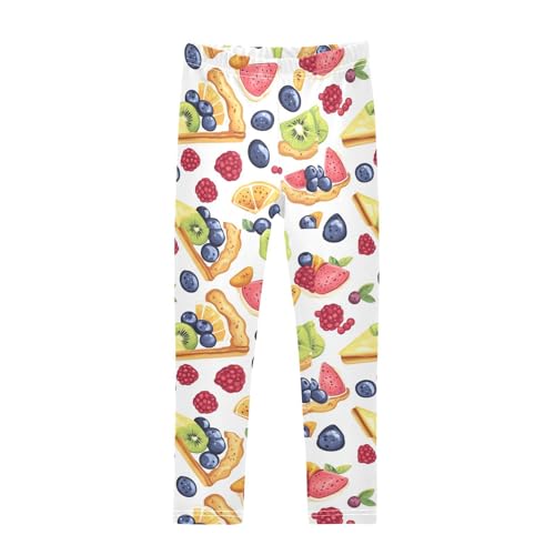 Girls Leggings Sweet Fruit Pastry Toddler Girls Clothes Leggings for Girls Toddler Girls Leggings 3-4T