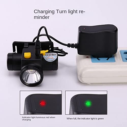 Mbeta Lithium Battery Headlight Led Strong Light Rechargeable Labor Protection Outdoor Flood-Fighting Disaster Relief Flood Prevention Head-Mounted Torch Camping #TOP2