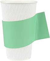 Vista 20 de Restaurantware -Solo mangas: Restpresso - Fundas para café caliente con asa, 50 fundas desechables para tazas - Las tazas se venden por separado, se