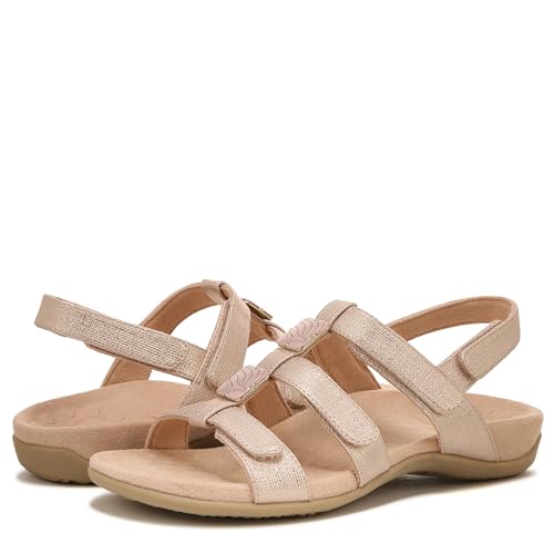 Image of Vionic Rest Amber Backstrap Sand Women Man Made Or Natural Cork Black Sandal (279-171440)