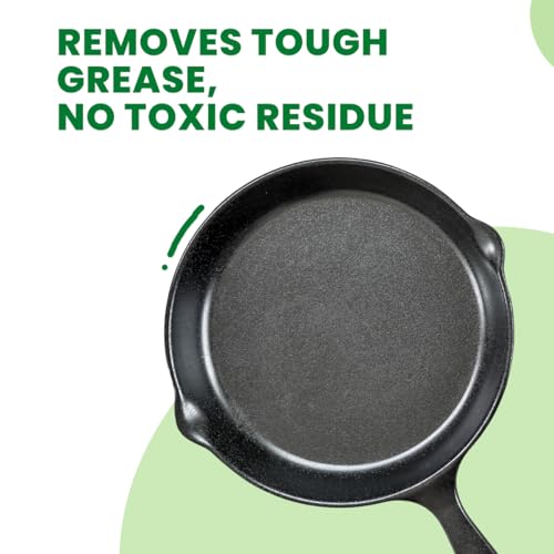 Image of Happi Planet Dishwash Liquid & Kitchen Cleaner Combo | Complete Kitchen Cleaning Solution | Natural, Non-Toxic, Eco-Friendly | Powerful Grease Removal for Dishes & Surfaces (Stoves, Chimneys etc.)