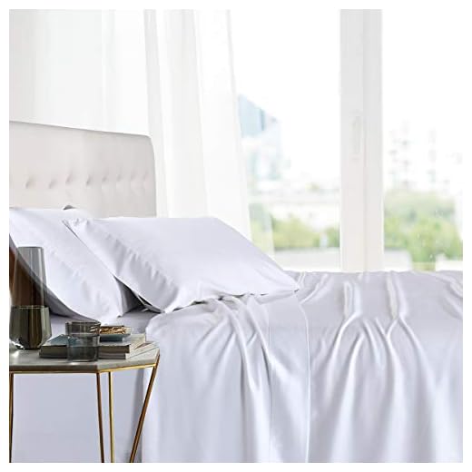 Royal Hotel King White Silky Soft Bed Sheets 100% Bamboo Viscose Sheet Set