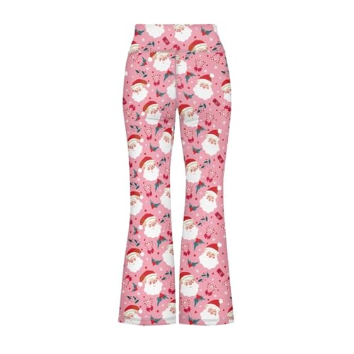 Girls' Flare Leggings High Waisted Bootcut Yoga Dance Pants Kids Bell Bottoms Leggings 13-14t2