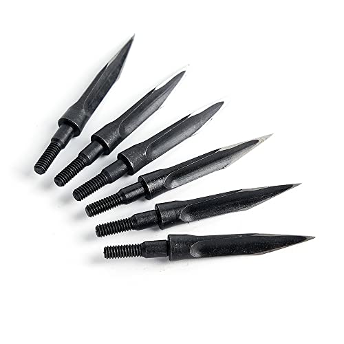 Toparchery Arrowheads Broadheads: 6 Arrowheads 3D Arrowheads Hunting Arrowheads Broadhead For Carbon Arrows, Crossbow, Aluminum Arrows And Fiberglass Arrows In Archery #TOP3