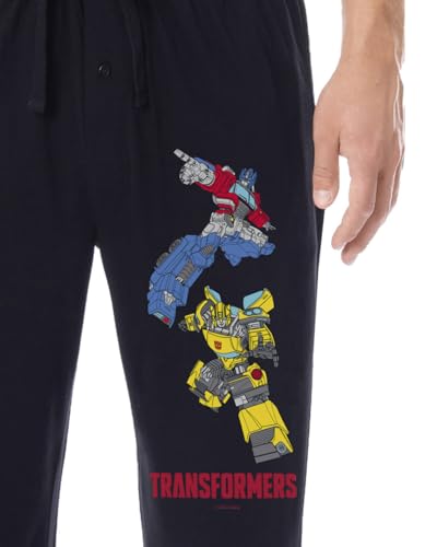 Transformers Men's Optimus Prime Bumblebee Sleep Lounge Pajama Pants for Adults4