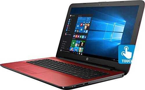 Hp 15-Ba051Wm 15.6" Laptop, Touchscreen, Windows 10 Home, Amd A10-9600P Quad-Core Apu Processor, 8Gb Ram, 1Tb Hard Drive, Red, Bundle With Mouse, 16Gb Flash Drive, And Sleeve #TOP2