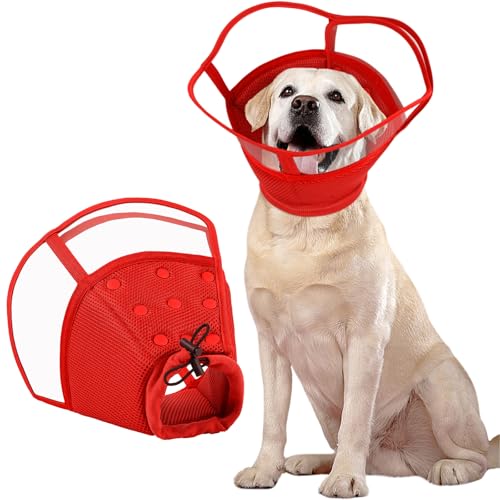 Image of Kuoser Dog Cone Collar After Surgery, Soft Cone for Dogs to Stop Licking,XL