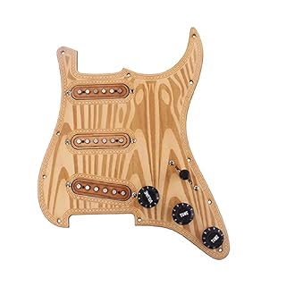 MBBHD Bois D’érable Chargé Pré-programmé SSS Pickuard Alnico Pickups Pour Les Pièces De Rechange De Guitare Pickguard… - Les Beatles, Paul McCartney, John Lennon, RIngo Starr, George Harrison